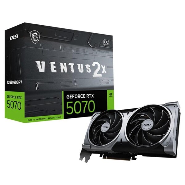 [GeForce RTX 5070 12G VENTUS 2X OC] MSI Graphics Card