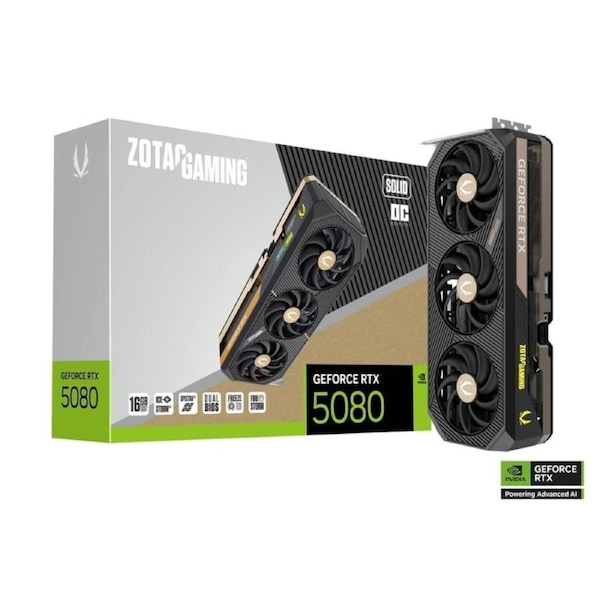 [ZT-B50800J-10P] ZOTAC GAMING GeForce RTX 5080 SOLID OC 16GB Graphics Card