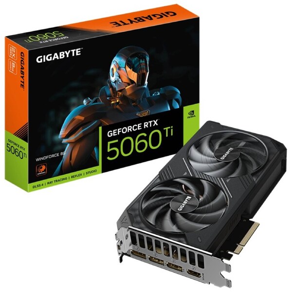Gigabyte GeForce RTX 5060 Ti WINDFORCE 8G Graphics Card [GV-N506TWF2-8GD 1.0]