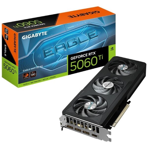 Gigabyte GeForce RTX 5060 Ti EAGLE MAX OC 8G Graphics Card [GV-N506TEAGLEMAX OC-8GD]