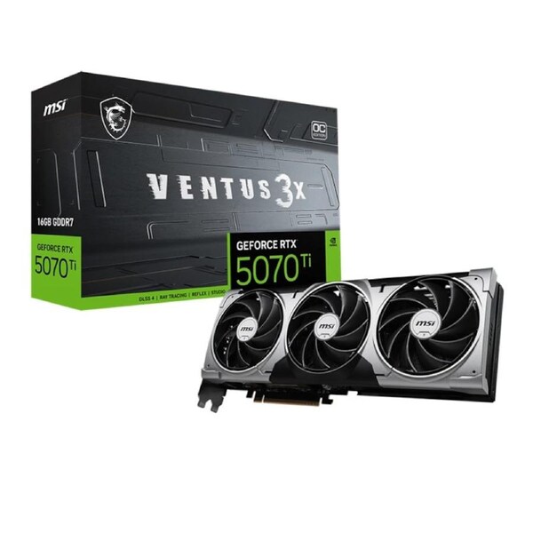 MSI GeForce RTX 5070 Ti 16G VENTUS 3X OC Graphics Card