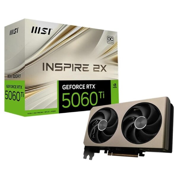 [GeForce RTX 5060 Ti 8G INSPIRE 2X OC] MSI Graphics Card