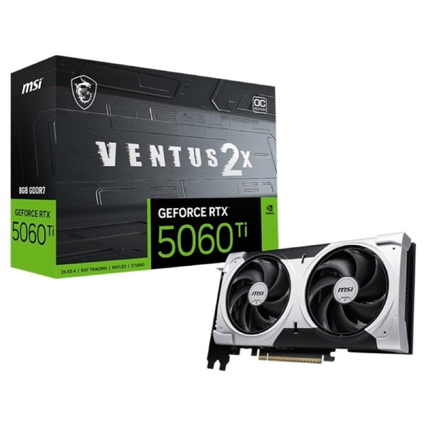 [GeForce RTX 5060 Ti 8G VENTUS 2X OC PLUS] MSI Graphics Card