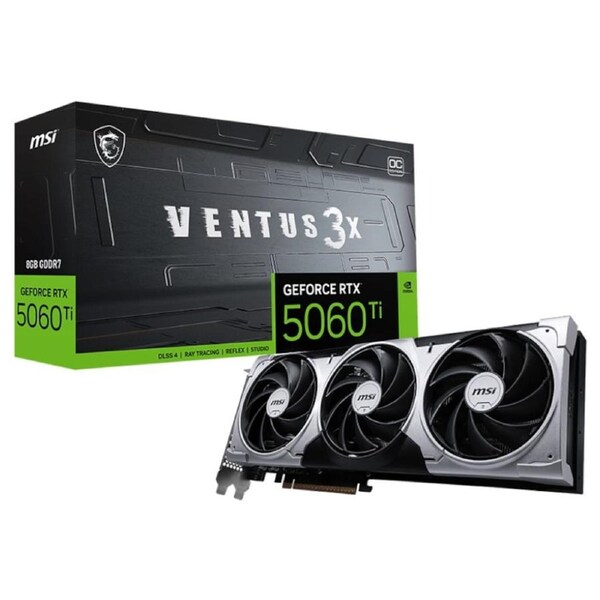 MSI GeForce RTX 5060 Ti 8G VENTUS 3X OC Graphics Card