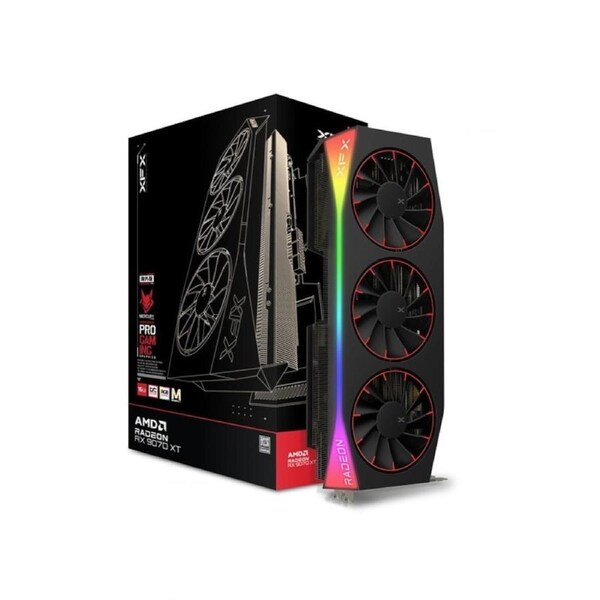 XFX Mercury AMD Radeon RX 9070XT OC Magnetic Air Edition with RGB Graphics Card [RX-97TMARGB9]