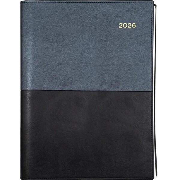 Collins Vanessa A4 Day To Page DTP 2026 Diary Black