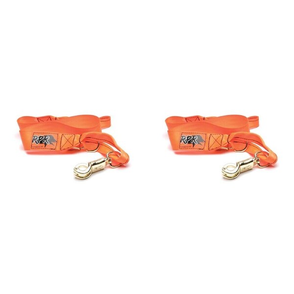 2PK RPR Single Action Lead Pet Dog Puppy Walker Rope Leash 1.2m Orange