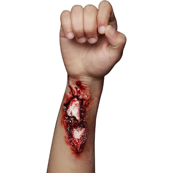 Broken Arm FX Appliance Transfer Prosthetic Wound For Halloween