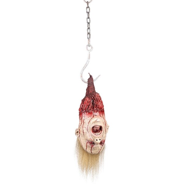 Blonde Dude Head Premium Hanging Movie Prop Halloween Decoration