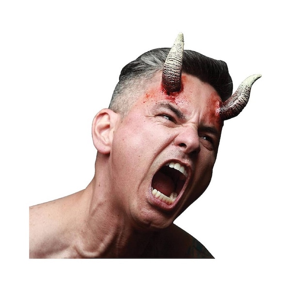 Demoniak Horns FX Appliance Transfer Prosthetic For Halloween