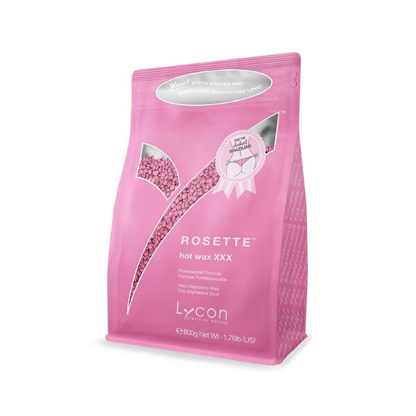Lycon Rosette XXX Hard Hot Wax Beads Waxing Hair Removal - 800g