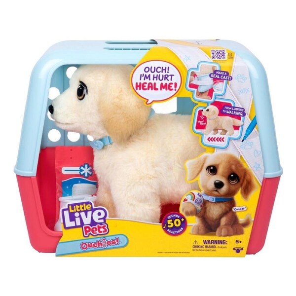 Little Live Pets Ouchies Cooper the Retriever Interactive Toy