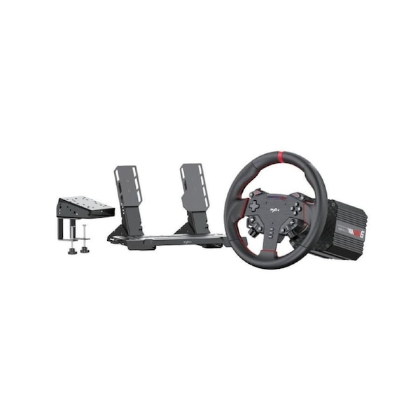 PXN VD6 Racing Simulator with 280 mm Wheel and 2 Pedal Set for PC
