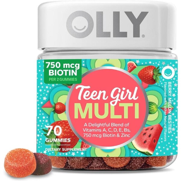 Olly, Multivitamin Teen Girl, Berry - 70 Count