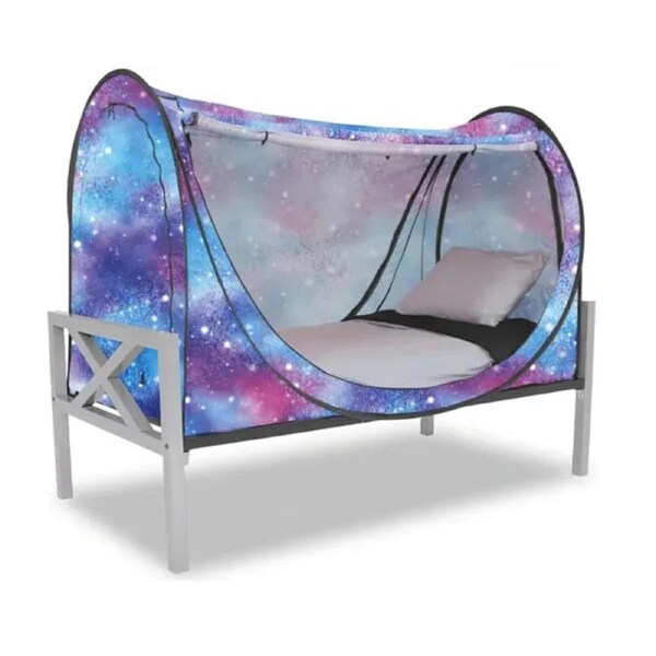 Pop up Play / Sensory Privacy Bed Tent - Galaxy