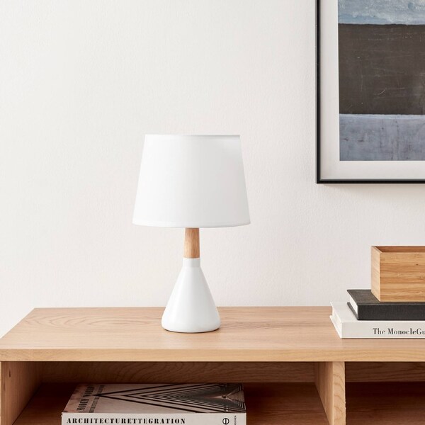 Sherwood Preston Table Lamp White