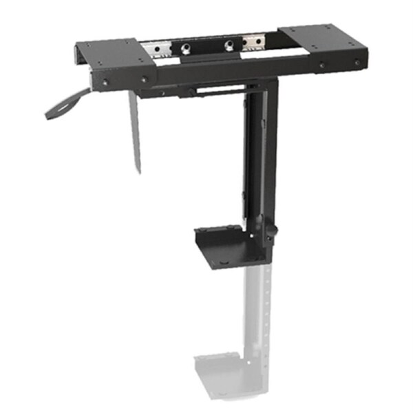 Brateck Adjustable Under-Desk ATX Case Mount with Sliding track, Up to 10kg,360 degree Swivel