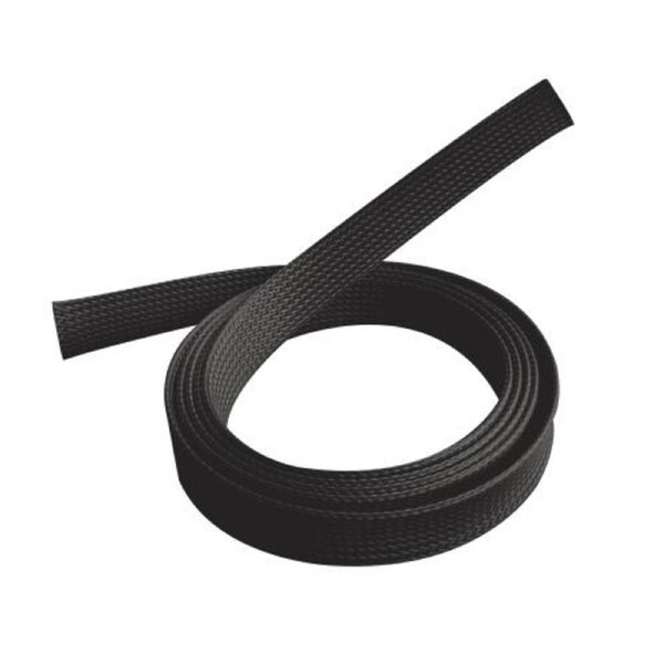 Brateck Braided Cable Sock (20mm/0.79' Width) Material Polyester Dimensions1000x20mm -- Black (LS)