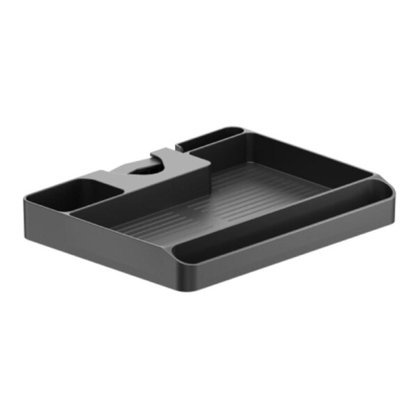 Brateck Pole Mounted Storage Shelf Easily mounted to ?30-48mm (1.2"-1.9") poles (BLACK) 224x176x30mm (8.8"x6.9"x1.2" )