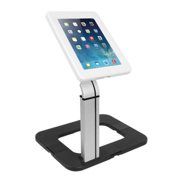 Brateck Anti-theft Countertop Tablet Kiosk Stand with Aluminum Base Fit Screen Size 9.7'-10.1' 368x277x481mm Anti-theft Lock with a Key (LS)