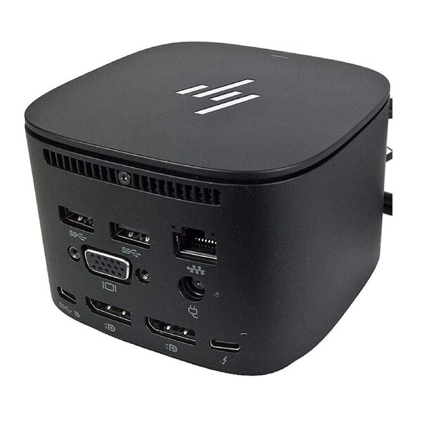 HP Dock G4 Thunderbolt 4 Docking Station - 120W Power Delivery 4xDisplays 2xDP 1xHDMI 3xUSB-A 2xUSB-C 1xTB4 2.5GbE RJ45 for HP Notebook PC