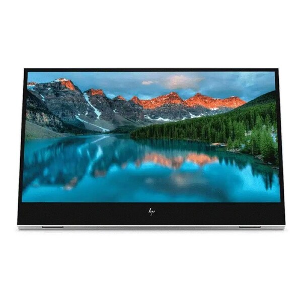 HP E14 14' FHD IPS USB-C Portable Monitor 1920x1080 Dual USB Type-C Tilt Adjustable Low Light Mode Slim Lightweight includes Sleeve 3yrs wty