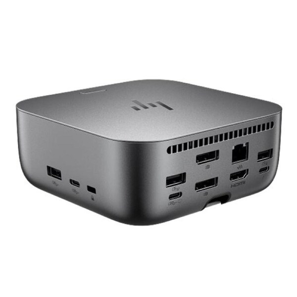 HP Dock G6 Thunderbolt 4 Ulltra Docking Station - 180W Power Delivery 4xDisplays 2xDP 1xHDMI 4xUSB-A 2xUSB-C 1xTB4 2.5GbE RJ45 for HP Notebook PC