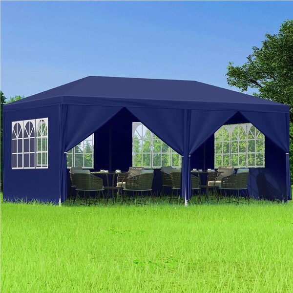 ALFORDSON Gazebo 3x6m Outdoor Wedding Marquee Camping Canopy Portable Blue