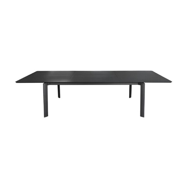 Ataman 200-300cm Extension Aluminium Outdoor Dining Table Dark Grey