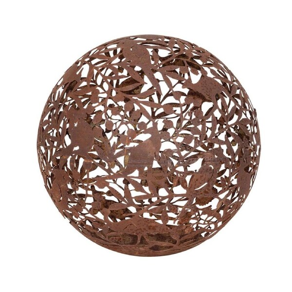 Ball Corten Aussie Animals & Plants Outdoor Decoration 50x50cm Rust