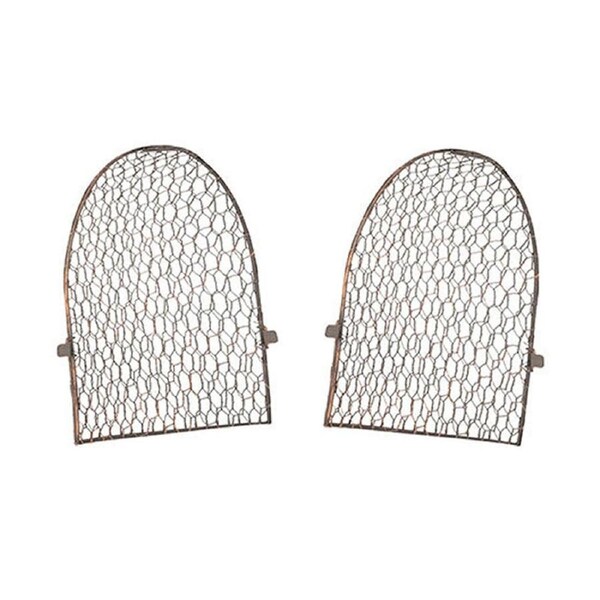 Cloche Flat End for Tunnel Outdoor Decoration 30x3cm Rust Copper