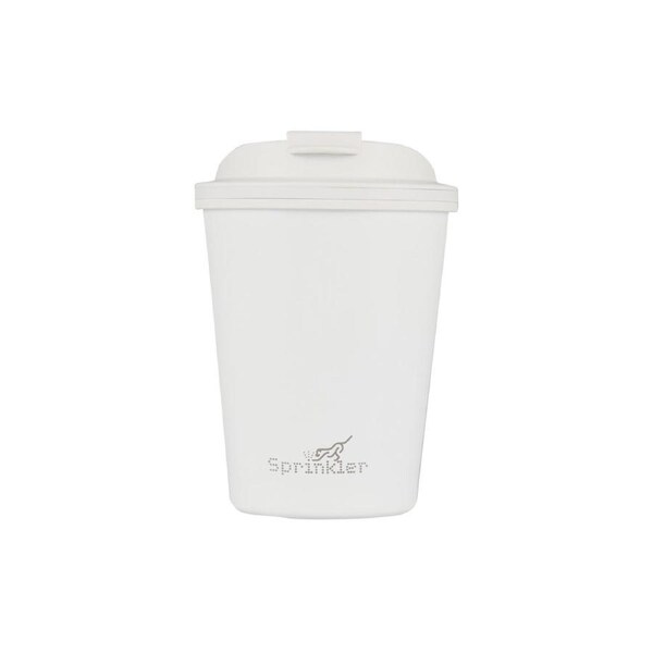Sprinkler Luna Double Wall Insulated Cup Keeps Hot/Cold 236ml White