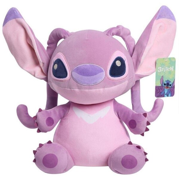 Disney Stitch Comfeez Weighted Soft Cuddle Plush Angel
