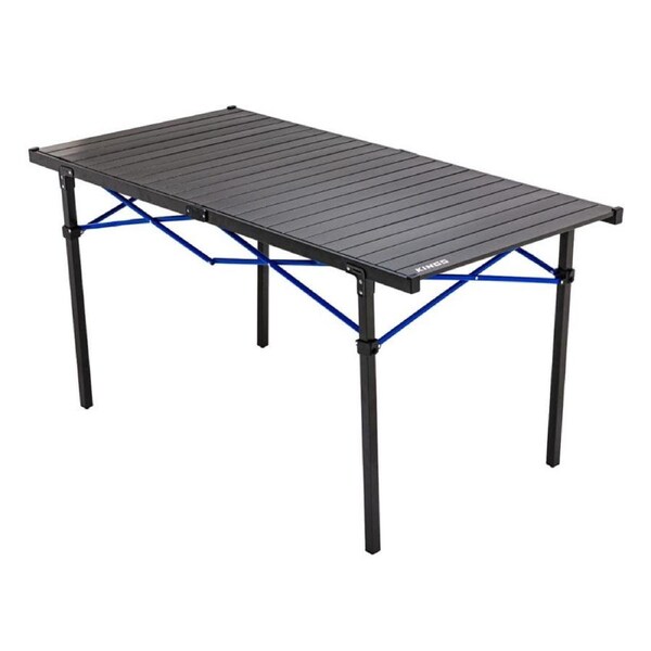 Kings Large Aluminium Roll Up Camping Table 71x140cm