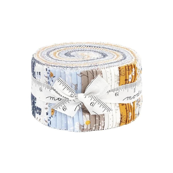 Moda Quilting Jelly Roll Patchwork Sun Drenched 2.5 Inch Fabrics