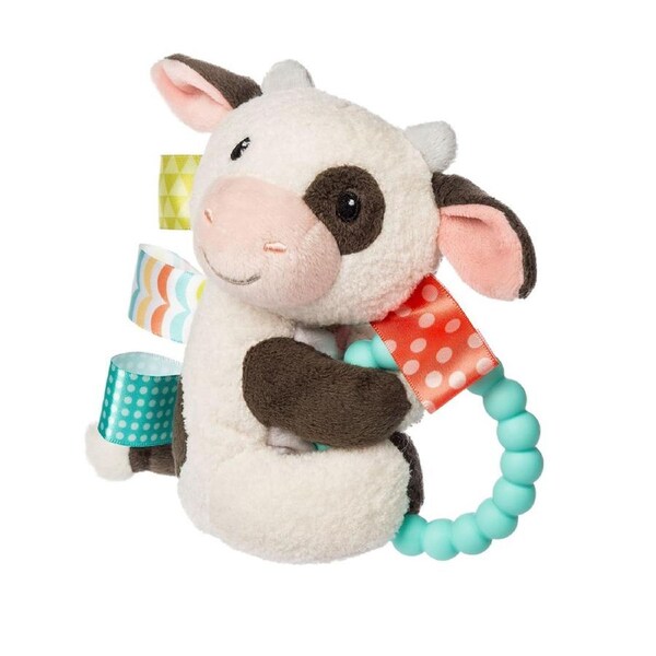 Mary Meyer Taggies Buttercup Cow Teether Rattle