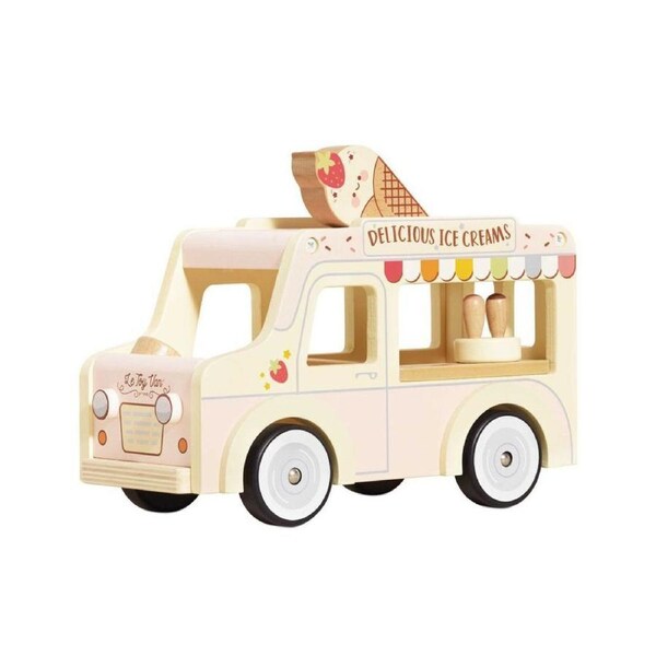 Le Toy Van Wooden Ice Cream Kids Set w/ Stickers 3y+/26x19x12cm Multi Colour