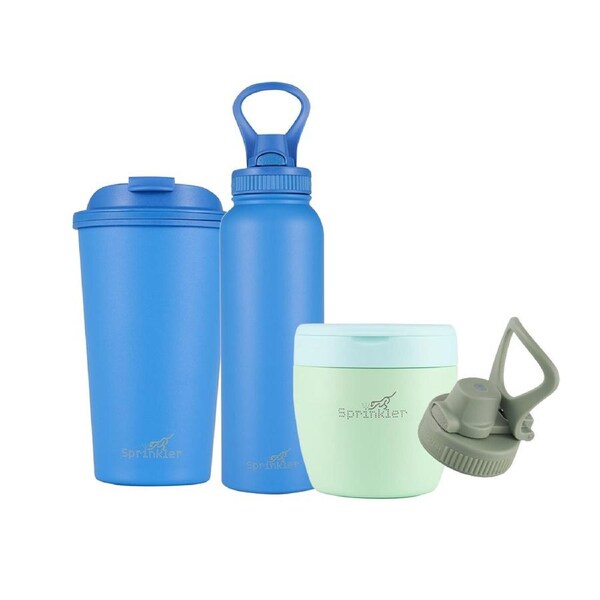 Sprinkler 355ml Insulated Cup/ 1L Bottle/ 600ml Food Pod/ Lid Combo Set