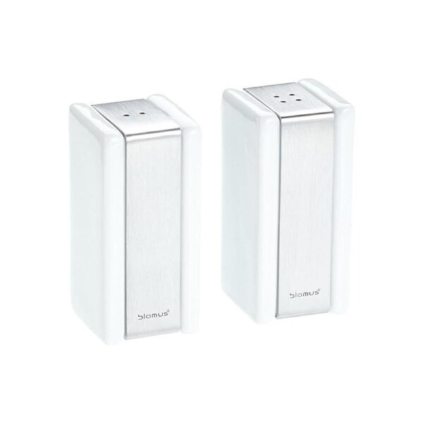 2pc Blomus Manar Stainless Steel Salt & Pepper Shaker Spice Mill Set Silver