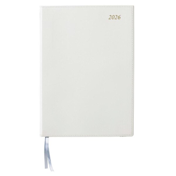 2026 Diary Cumberland SOHO A4 Week to View Ash White, ACCO 47SSHPK26