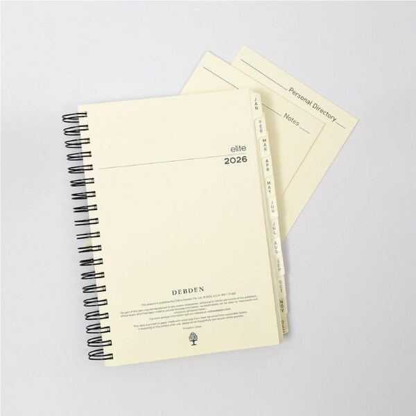 2026 Diary Refill Debden Elite Executive Day to Page Cream 1100.CRF