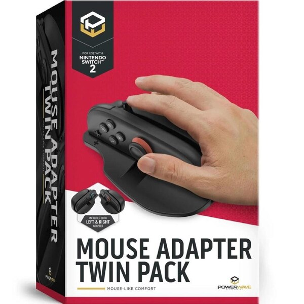 Powerwave Controller Joy-Con Mouse Adapter Twin Pack for Nintendo Switch 2