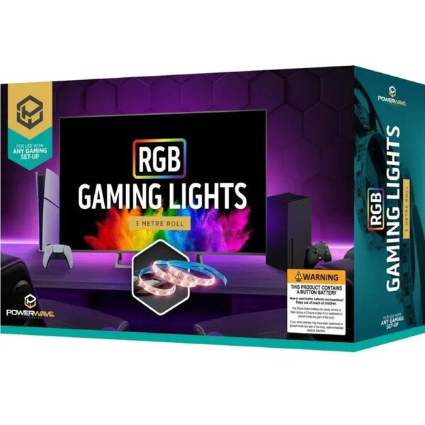 Powerwave RGB Gaming Lights Strip 3m Roll