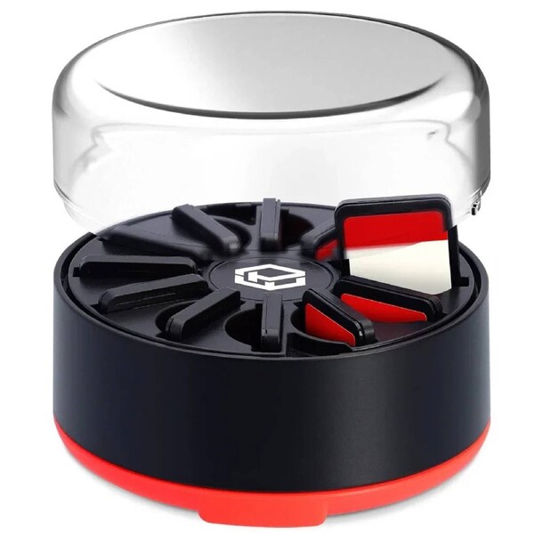 Powerwave Rotating Cartridge Holder for Nintendo Switch Black/Red