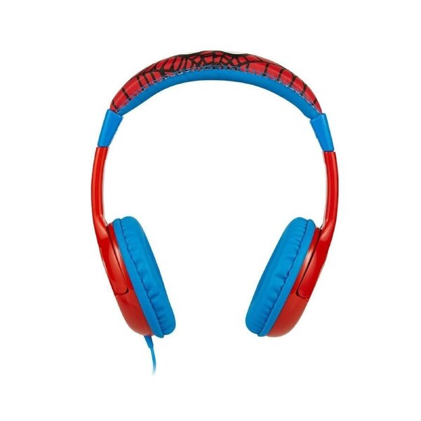 MARVEL Spider-Man Kids Auxiliary Headphones with Volume Limit and Padded Earcups