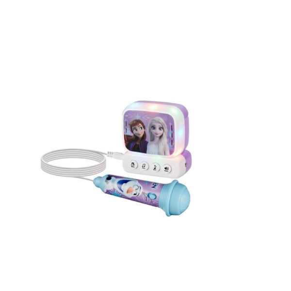 Disney Frozen Mini Karaoke Machine with Belt Hook and Aux Connection