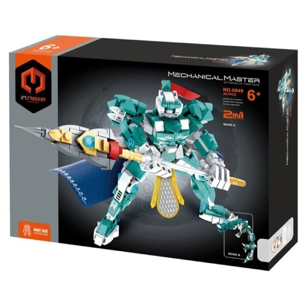 iM.Master Mechanical Master Five Generals Dragon Blue 357 Piece Model Kit (6849)