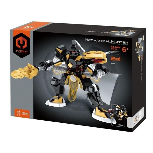 iM.Master Mechanical Master Five Generals Tiger Black 370 Piece Model Kit (6850)