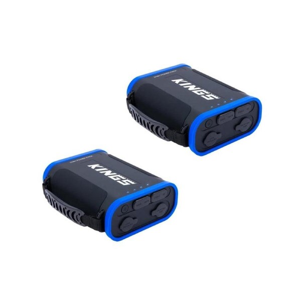 2x Kings 24Ah Lithium Portable Power Pack - Run fridge, camp lighting -LiFePO4 307 Wh