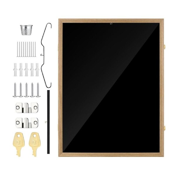 Jersey Shadow Box Frame Sports Memorabilia Display Case Wall Mounting Showcase Football Basketball Hockey Custom Shirt Framing Cabinet with Locks